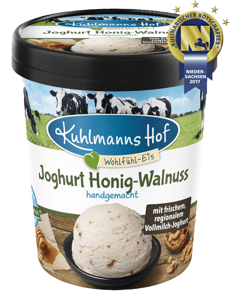Joghurt-Eis Honig-Walnuss