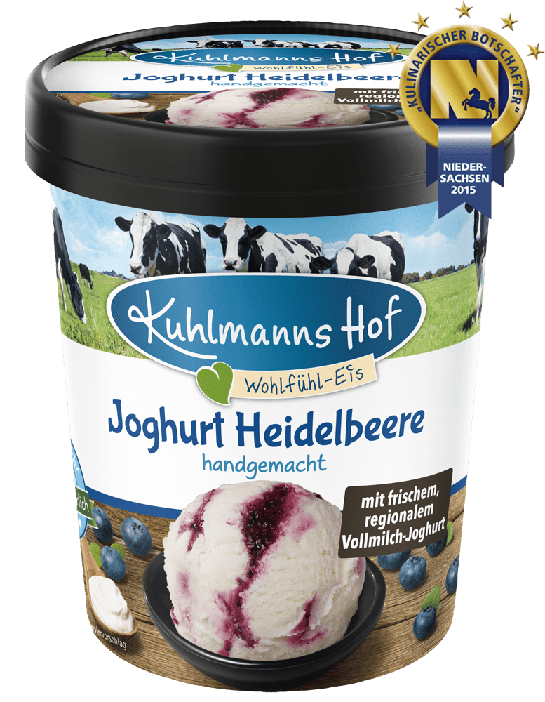 Joghurt-Eis Heidelbeere